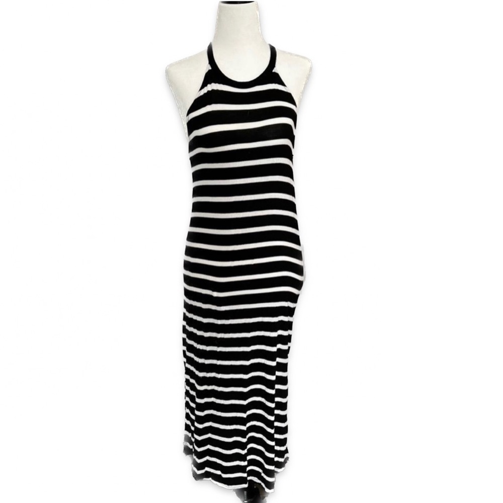 Maxi Black and White Dress